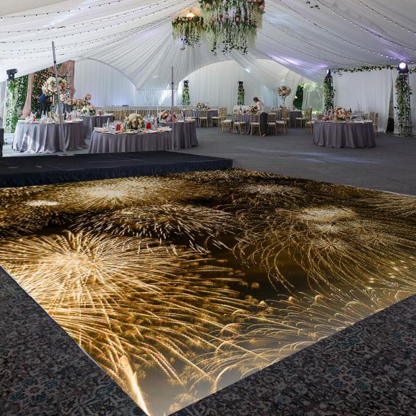 Dance Floor Vinyl Wrapping rental in Michigan thumbnail 3